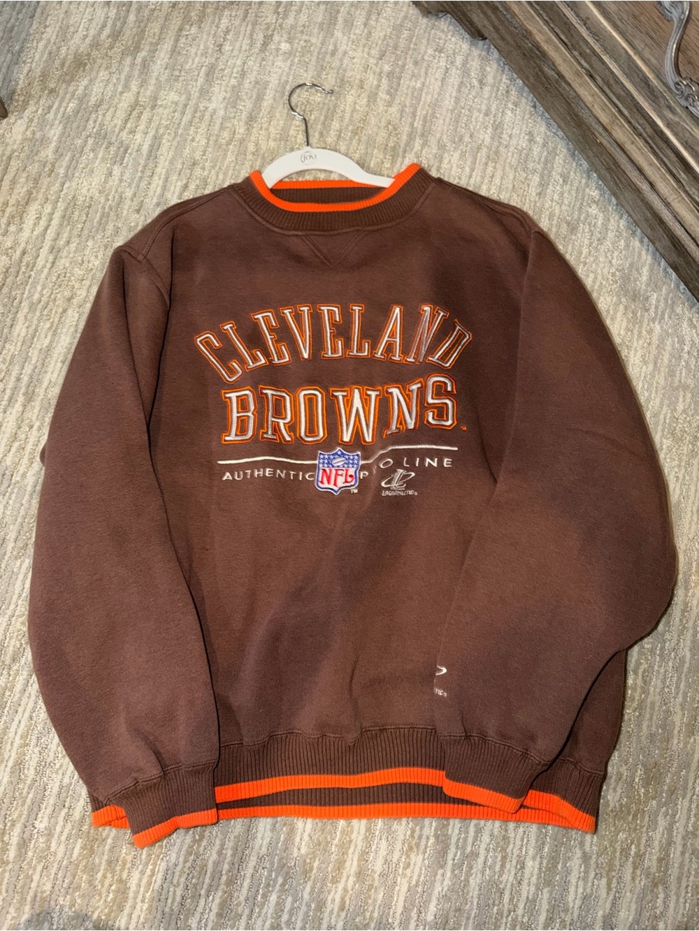 Vintage Cleveland Browns NFL Pro Line Crewneck Sweatshirt XL Embroidered - Picture 10 of 12